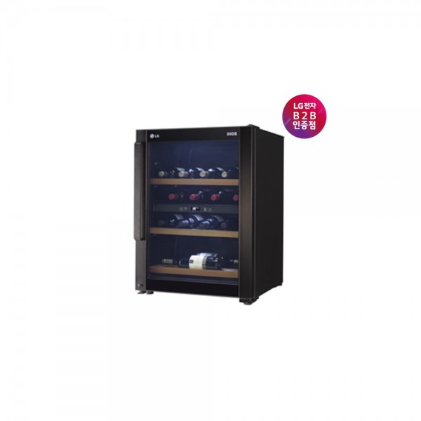 [LG전자] B2B DIOS(디오스) 와인셀러 R-WZ34JKX 43병 [빌트인/웨스턴블랙]